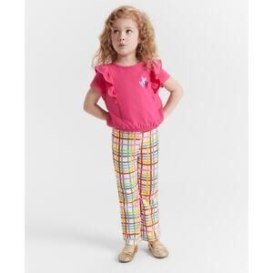 Epic Threads Toddler Girls Plaid Flare Pants